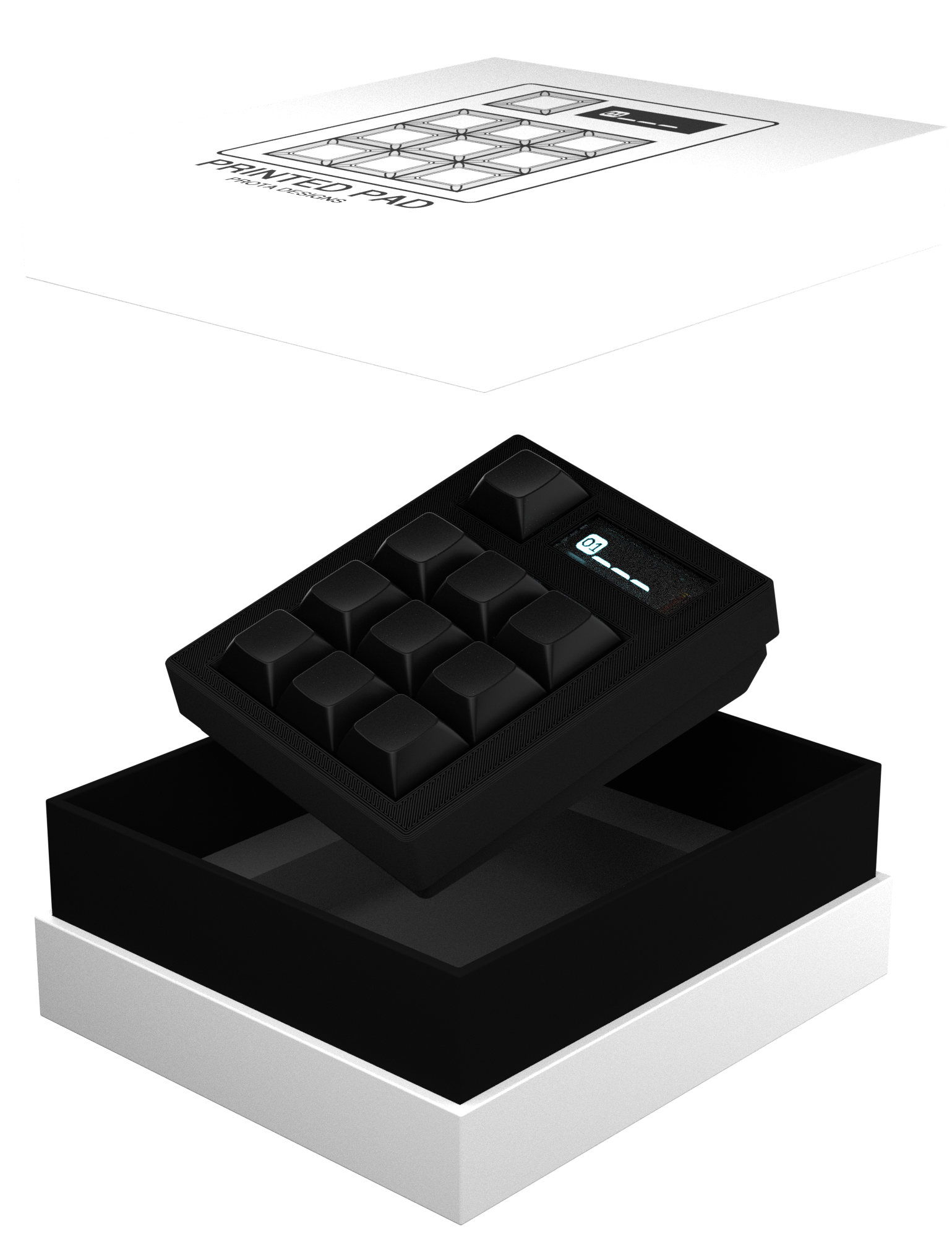 Printed Pad plug-and-play packaging